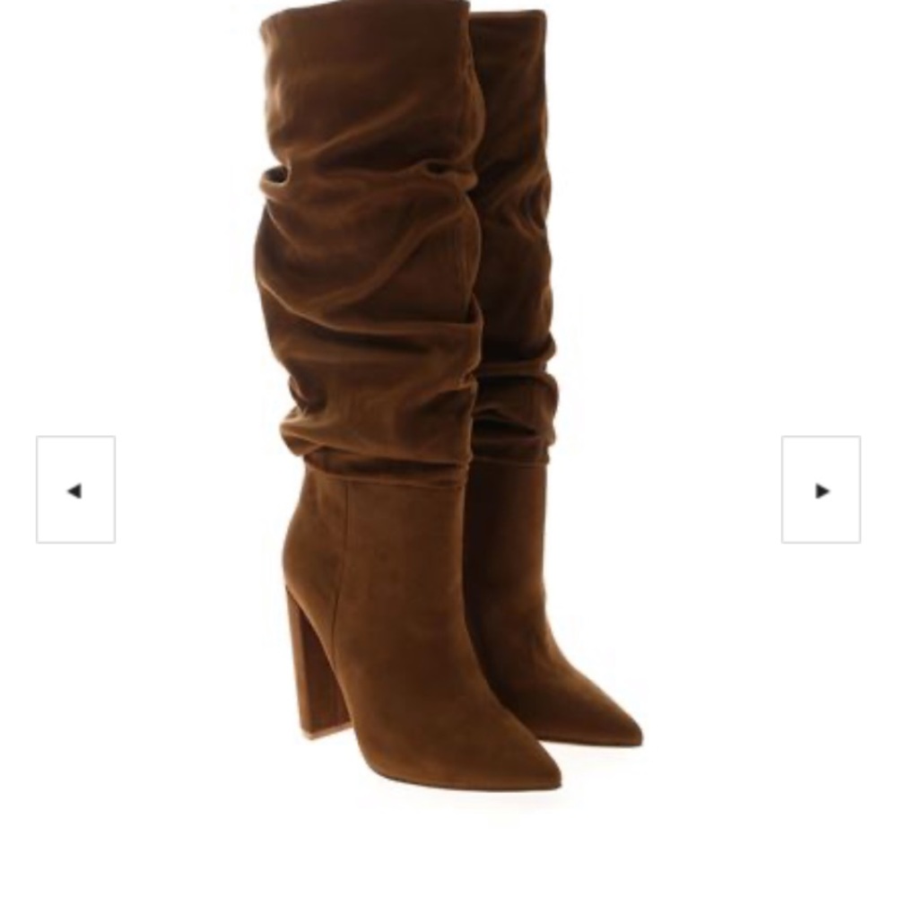Steve Madden Slouch Boots in Brown